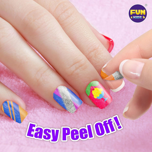 Kit De Decoración De Uñas Para Niñas, Funkidz Nail Studio Ki