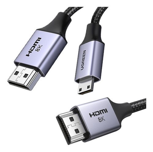 Cable Mini Hdmi Macho 2.1 Audio Earc Dolby Premium 2m Tv 3d