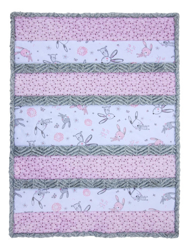 Shannon Fabrics Cuddle Kit Bambino Bunny Hunny, Rosa