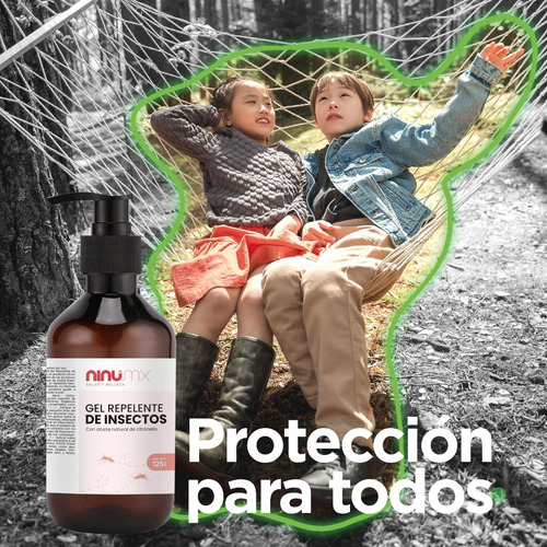 Repelente Gel Mosquitos Insectos 125 Ml A Base De Citronela