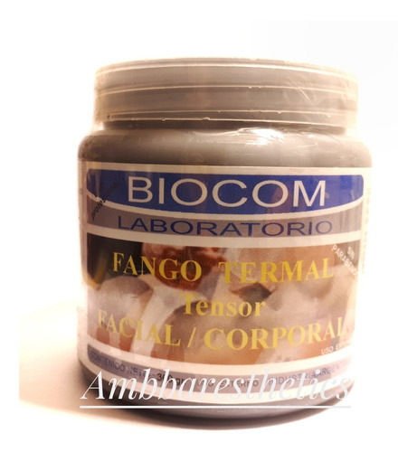 Fango Termal Tensor Facial Y Corporal Biocom X 375 Gr