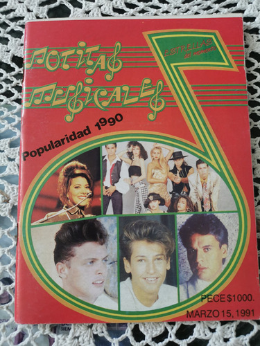 Revista Notitas Musicales Marzo 15 1991