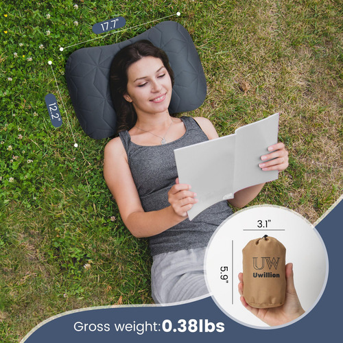 Almohada De Campamento Uwillion Con Cubierta Extraíble - Alm