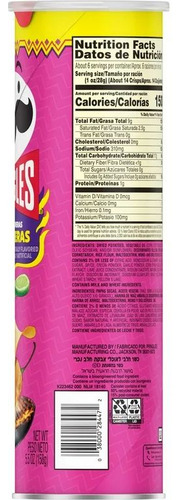 Papas Fritas Pringles Habanero 158 G