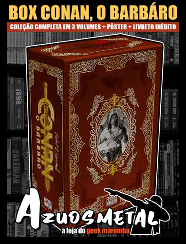 Box Conan, O Bárbaro (coleção Completa + Pôster + Livreto Inédito)  [hq: Pipoca & Nanquim]
