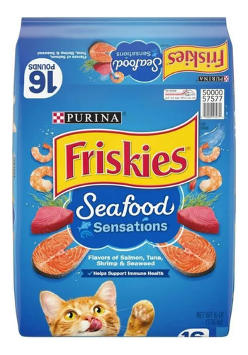 Purina Friskies - Mar Comida Seca Para Gatos, 16 Libras