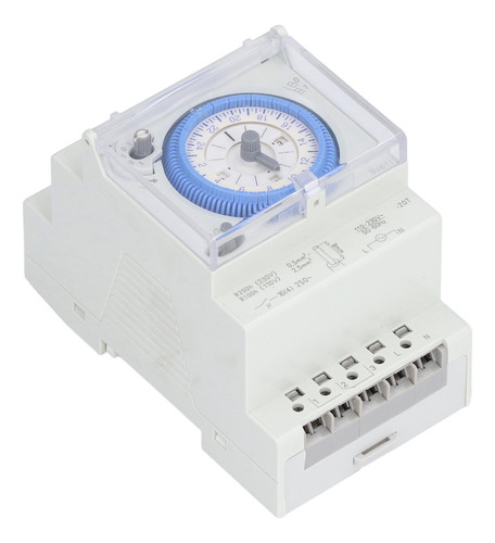 . Temporizador Mecánico Time 24 Horas Din Rail Power