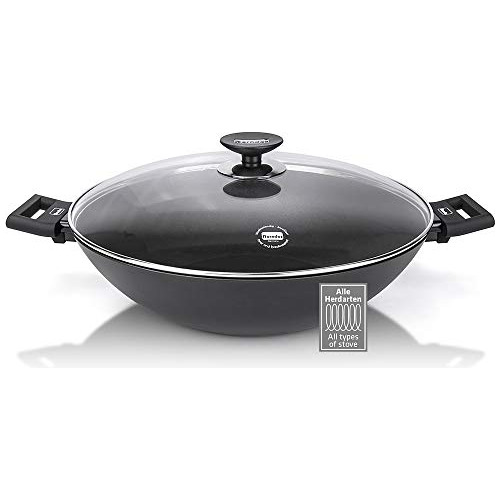 Wok Inducción Aluminio 6.4l Berndes Alu Con Tapa 36cm