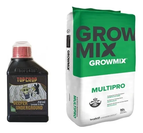 comprar Sustrato Growmix Multipro 80lt Con Top Crop Under 250ml Grow
