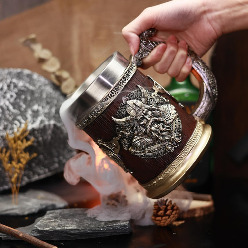 Tazas Vikingas Para Hombres Taza De Jarra Taza Fría De Café