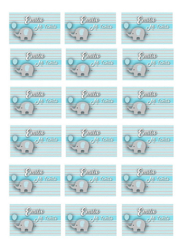 Plancha De Stickers P/ Sobres Personalizados Boda 15 Años