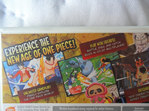 One Piece Unlimited World Red Day One Nintendo 3ds (Usado)