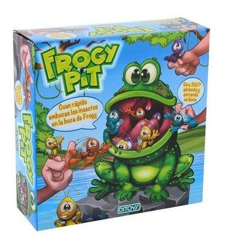 Froggy Pit Game Emboca Los Insectos 