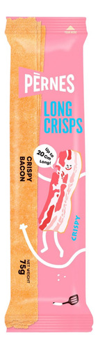 Salgadinho De Batata Pérnes Long Crisps Bacon Crispy 75g
