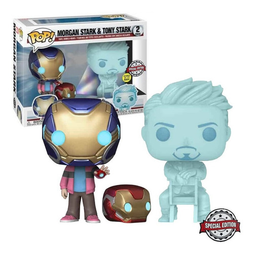 Funko Pop! Morgana Stark & Tony Stark Holograma - Avengers