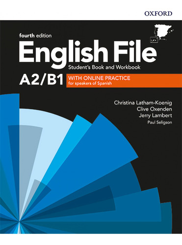 Libro English File Pre-intermediate Students Book And Workbo