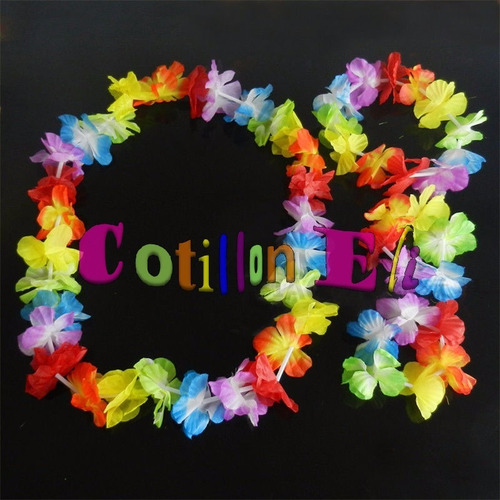Cotillon Collares Hawaianos Luminosos Led X 20 Unidades