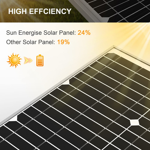 Kit Panel Solar Impermeable 50 W 12 V Cargador Mantenimiento