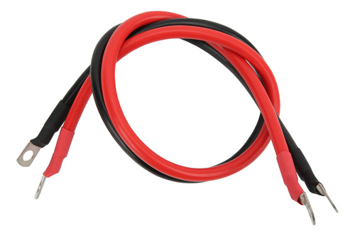 Cable Inversor De Batería 2pcs Cable Rojo Negro Calibre 8awg