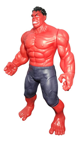 Muñeco Hulk Rojo Luz Y Sonido Alternativo 30cm Increible