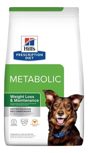 Alimento Hill's Prescription Diet Metabolic Obesidade Para Cães Adultos Sabor Frango 3,49kg