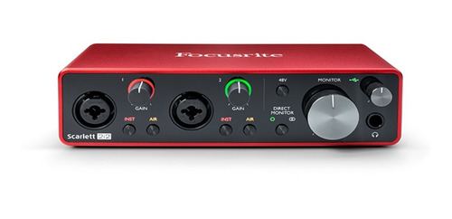 Imagen 1 de 5 de Focusrite Scarlett 2i2 3ra Gen Interface Audio Envio Y Meses