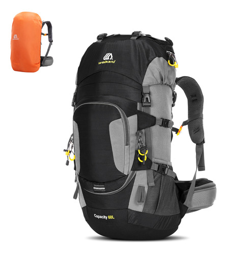 Mochila De Senderismo Impermeable De 60 L Para Acampar Y Mon