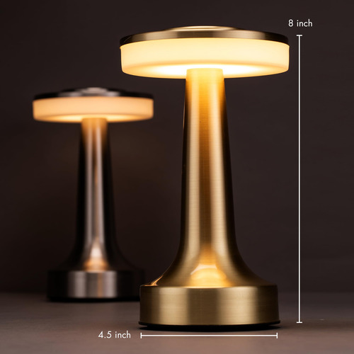 Lámpara De Mesa Led Portátil Con Sensor Táctil, Brillo De 3