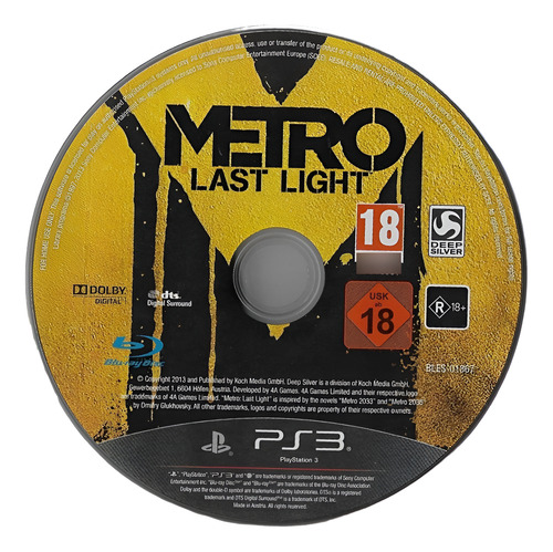 Metro Last Light Limit Edition Playstation 3 Usado (Usado)