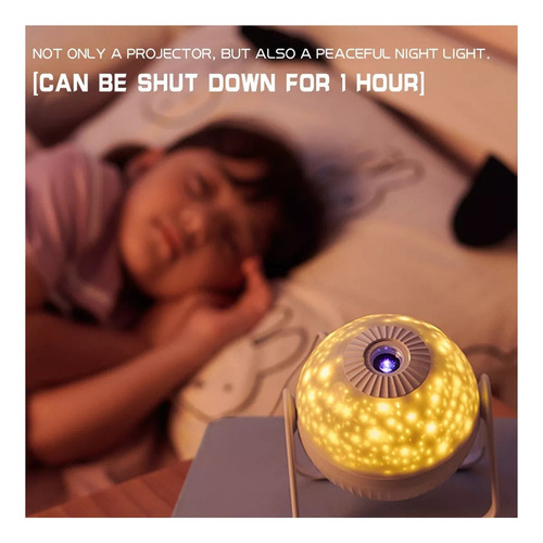 7 In 1 Lámpara De Proyección De Estrellas Hd Luz Nocturna