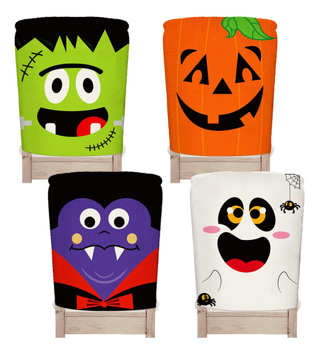  Funda Silla Halloween Con Personajes 