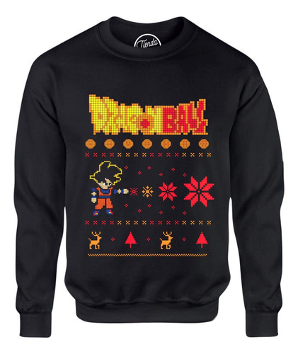 Sudadera Con Estampado Tipo Ugly Sweater Dragon Ball