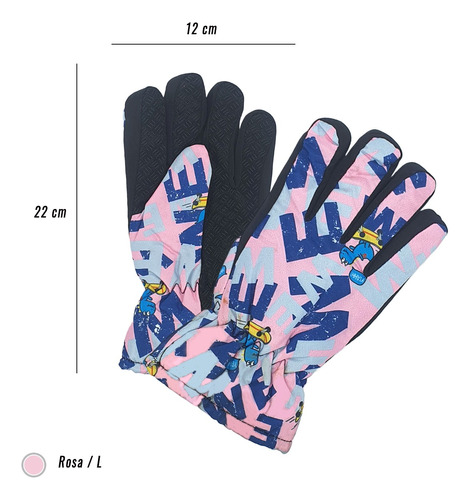 Guantes Térmicos Dinosaurio Invierno Infantil / Ed6934