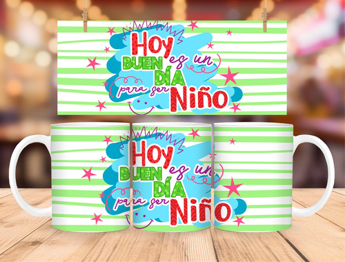 Taza Personalizada Para El Dia Del Niño Regalos 11 Oz #11