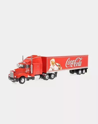 Caminhão Coca Cola Kenworth T700 6x4 - Escala 1/32 - Com Cavalo e Carreta - Minisclub