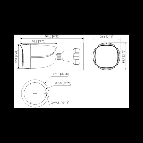 Dahua Hac-hfw1209cn-a-led-s3 Cámara Bullet Fullcolor 2mp Aud