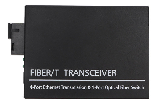 Convertidor De Medios Monomodo Ethernet 10/100m Fiber