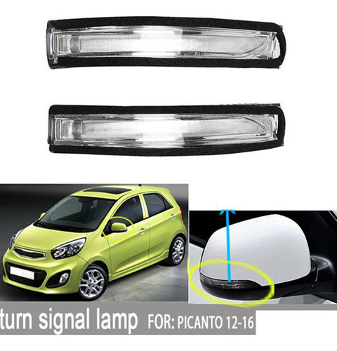 Espejo Retrovisor Lateral Del Coche, Luces Led Intermitentes