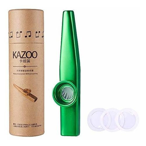 Wandic Kazoo Flauta Con 3 Piezas Diafragmas De Flauta Kazoo,