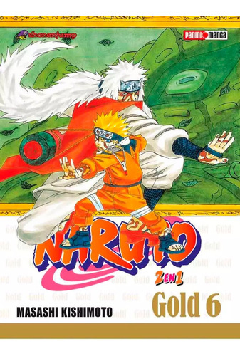 Naruto Gold Edition (2 En 1) Manga Panini Español Tomo 6