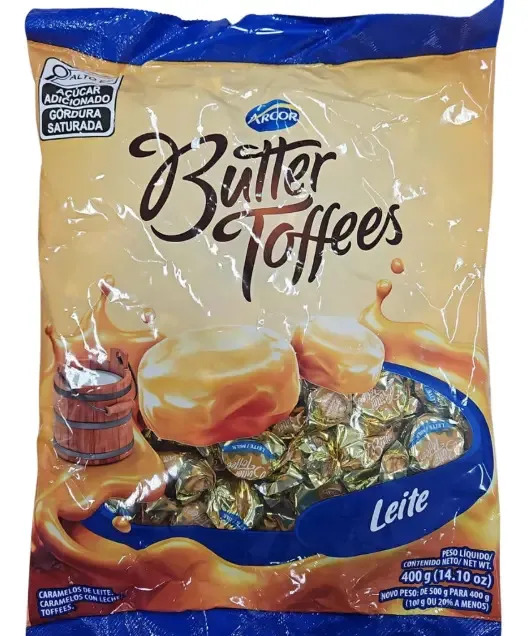 Bala Butter Toffees Leite 400g