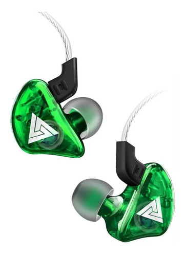 Imagen 3 de 4 de Qkz Ck5 Con Micro + Estuche Audifonos Envio Full Verde
