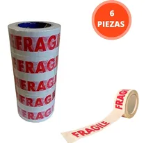 Comprar 6 Cintas Adhesivas Fragil 48mm X100m