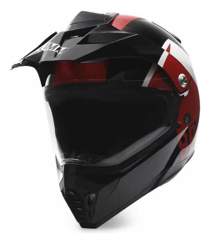 Casco Para Motociclista Brumm Mediano Negro