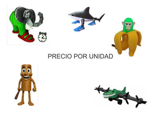 Meme Brainrot-por Unidad- Tralalero Tralala-tung Tung Y Más Agarrini La Palini