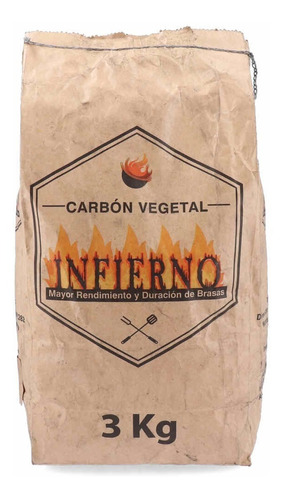 Carbon Vegetal 13 Bolsas De Carbon De 3 Kgs (39 Kgs)