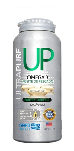Omega 3 Up - Ultra Pure 120 Cápsulas 800epa / 400dha