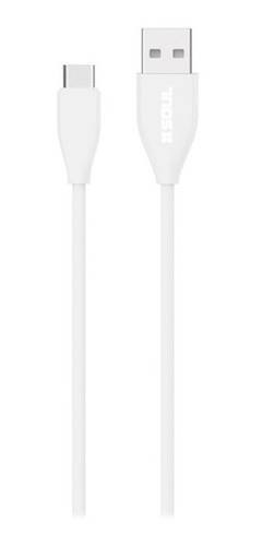 Imagen 3 de 4 de Cable Usb Tipo C 2a Largo 2 Metros Soul Textura Colores Soft Color Negro