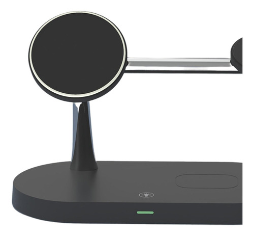 Cargador Inalámbrico Magnético 15w Para Cargadores Negro