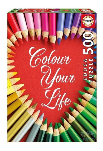 Rompecabeza Puzzle Colour Your Life X 500 Piezas Educa
